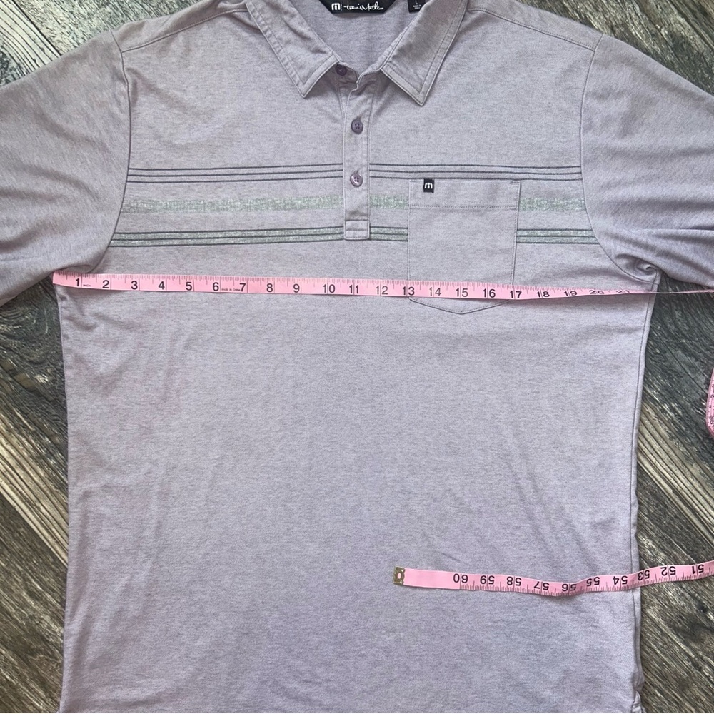 Travis Mathew Light Purple And Gray Short Sleeve Polo
Men’s L The Ledges Golf - Picture 5 of 8